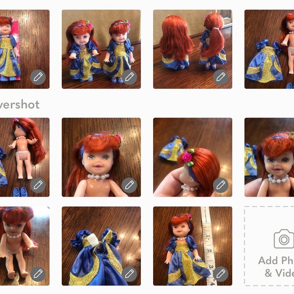 NEW Lot of 14 Ginger Red hair dolls 4” - Picture 8 of 8